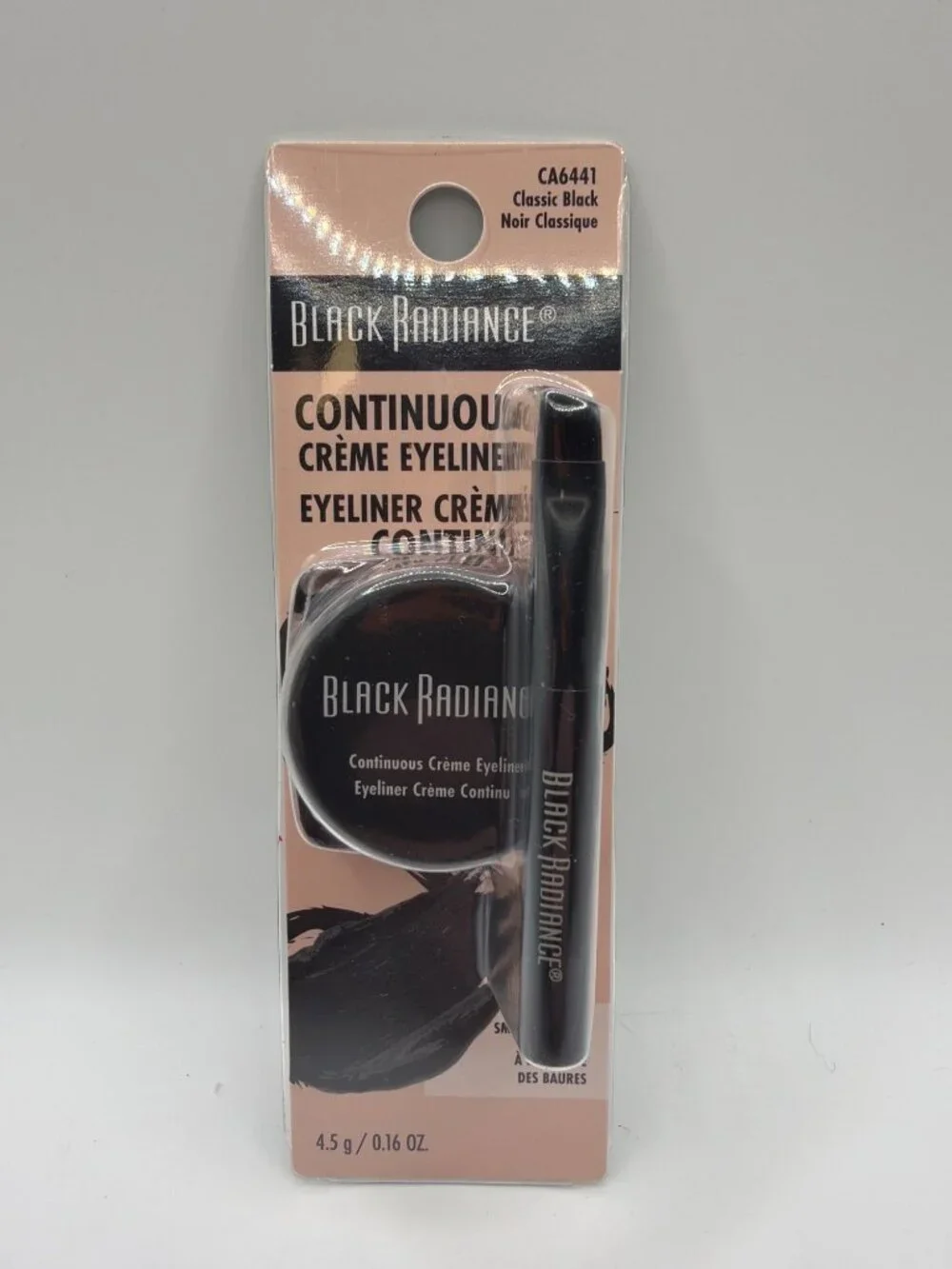Black Radiance Continuous Crème Eyeliner Classic Black 4.5g Waterproof Long-Last
